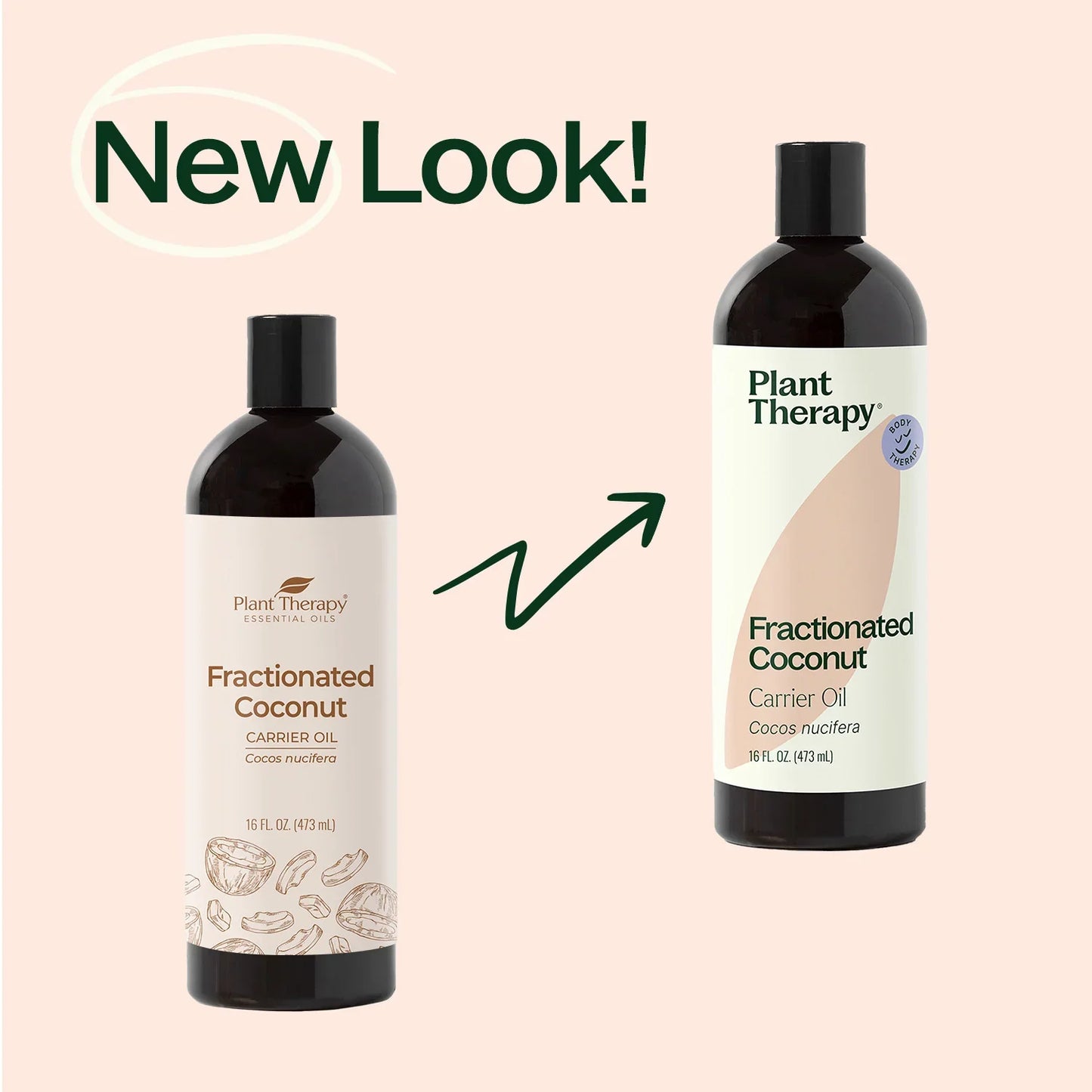 Coconut (Fractionated) Carrier Oil 16oz (473mls)