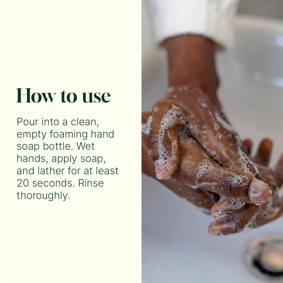 Foaming Hand Soap Duo: Lavender Rosemary + Foaming Bottle