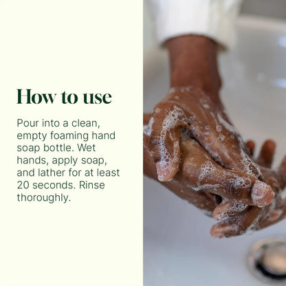 Foaming Hand Soap Duo: Lavender Rosemary + Foaming Bottle