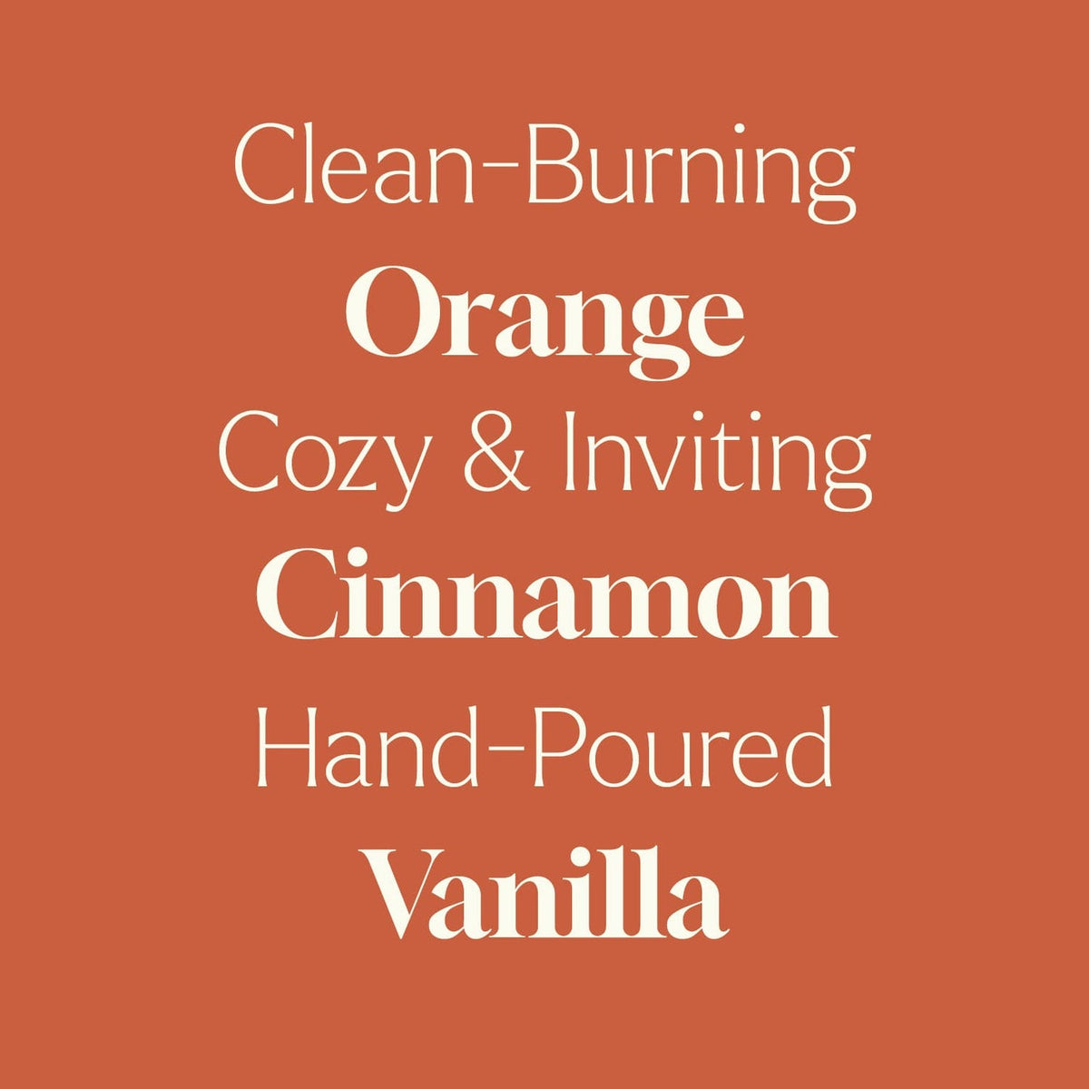 Orange Spice Naturally Scented Candle
