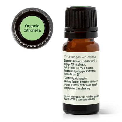 Citronella ORGANIC Essential Oil