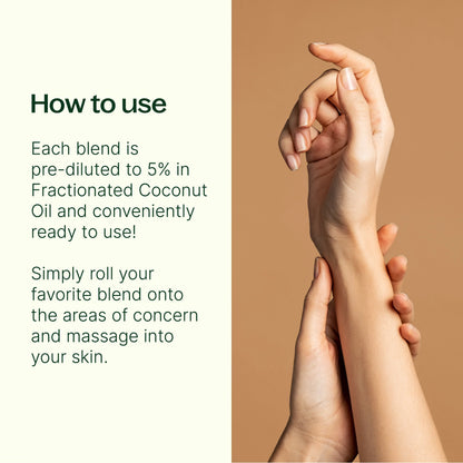 Pain Support Essential Oil Blend Roll-On Set