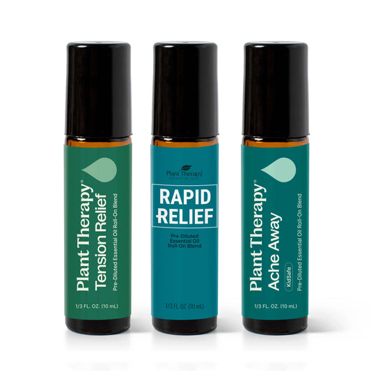 Pain Support Essential Oil Blend Roll-On Set