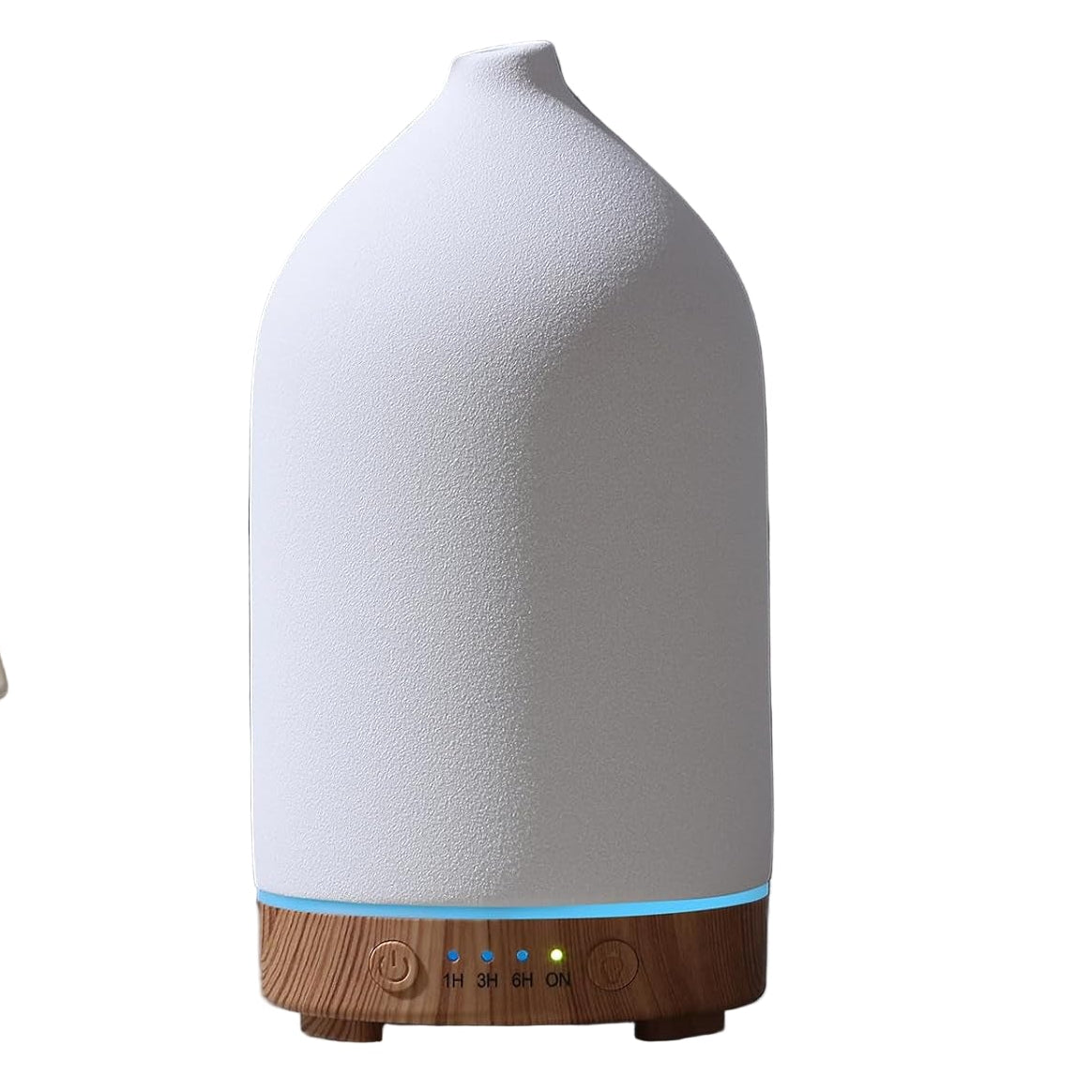 Ceramic Diffucer 200ML Ceramic Diffuser with Wood Grain Base – Essentially Oil'd Australia