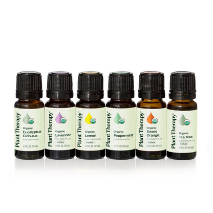 Top 6 Singles Organic Essential Oil Set